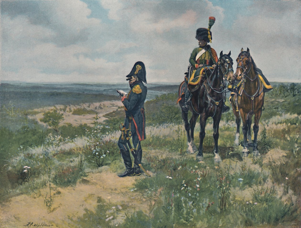 Rozpoznanie sztabowo-oficerskie, 1896 r. autorstwa Unbekannt
