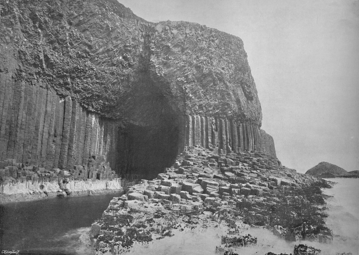 Staffa - Jaskinia Fingals, 1895 autorstwa Unbekannt