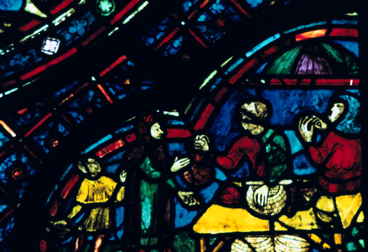 Witraże, Katedra w Chartres, Chartres, Francja autorstwa Unbekannt