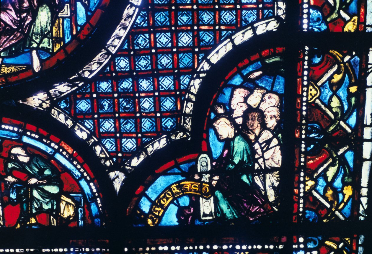 Witraże, Katedra w Chartres, Francja, 1194-1260 autorstwa Unbekannt