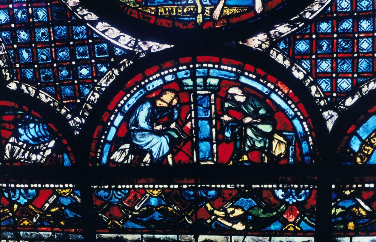 Witraże, Katedra w Chartres, Francja, 1194-1260 autorstwa Unbekannt