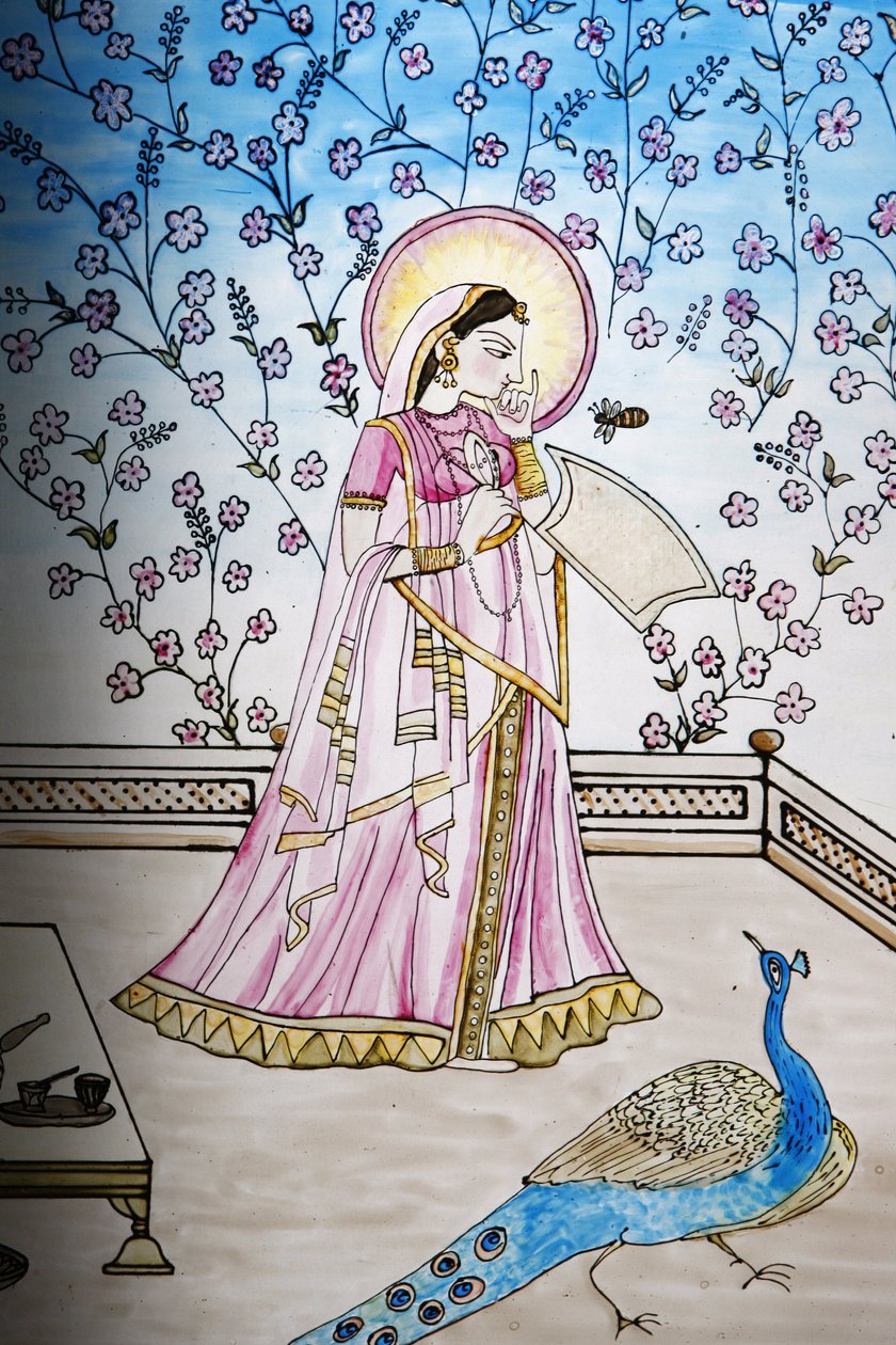 Witraże w świątyni Iskcon, Londyn, Grande-Bretagne autorstwa Unbekannt