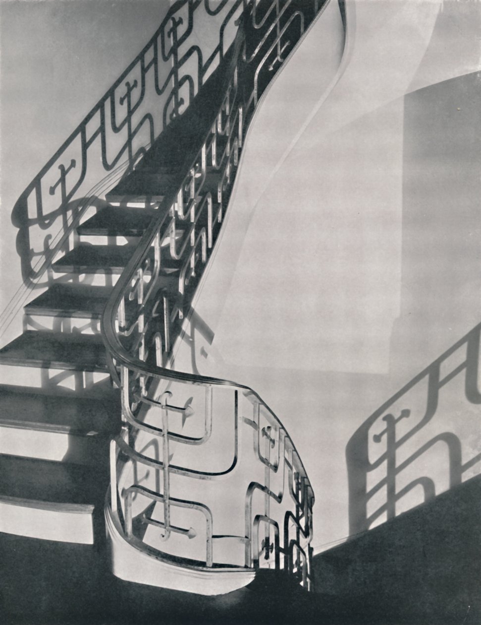 Balustrada schodowa z monelu zaprojektowana dla rezydencji w Nowym Jorku, 1933 autorstwa Unbekannt