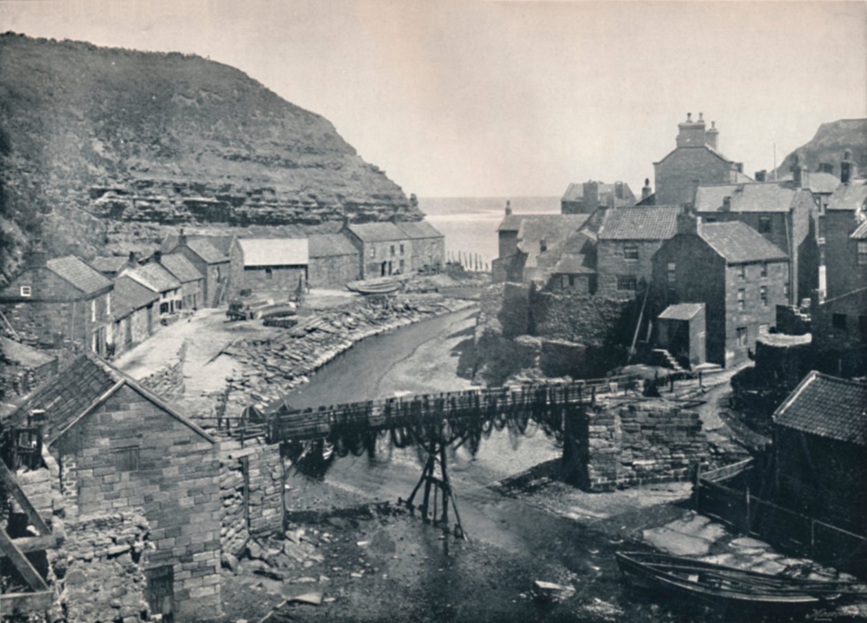 Staithes - Patrząc w stronę morza, 1895 autorstwa Unbekannt