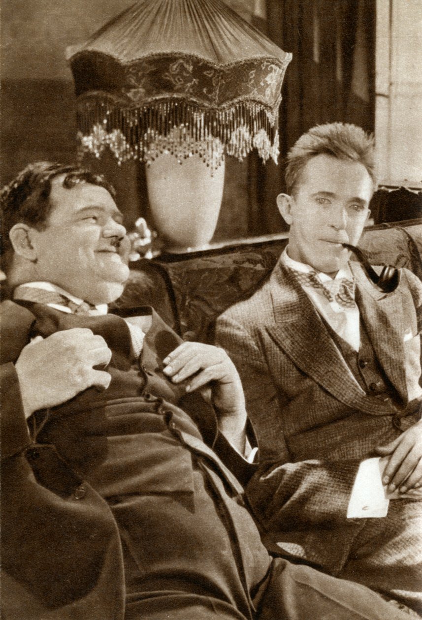 Stan Laurel i Oliver Hardy, amerykański duet komediowy, 1933 autorstwa Unbekannt