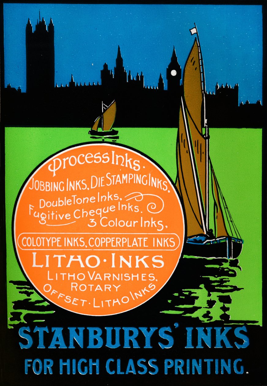 Atramenty Stanburys do druku wysokiej klasy, 1917 autorstwa Unbekannt