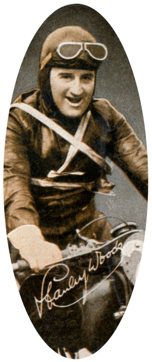Stanley Woods 1903-1993, irlandzki motocyklista, 1935 autorstwa Unbekannt