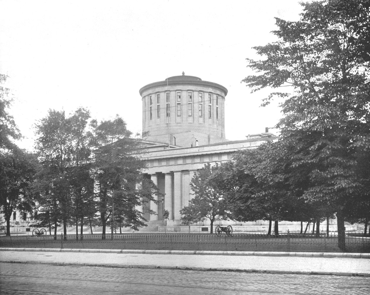 Kapitol stanu, Columbus, Ohio, USA, ok. 1900 r. autorstwa Unbekannt