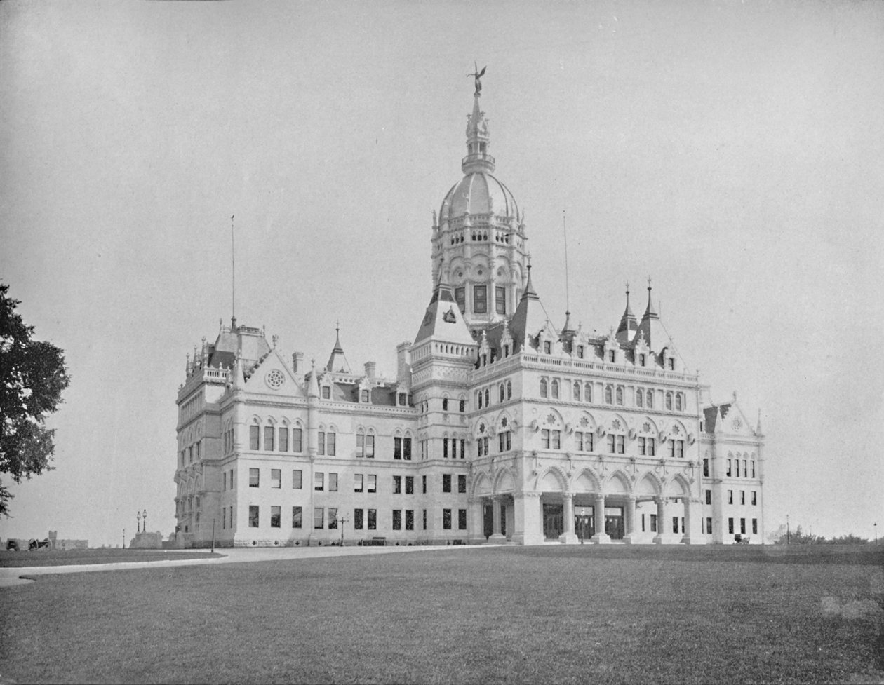 Kapitol stanu, Hartford, Connecticut, ok. 1897 r. autorstwa Unbekannt