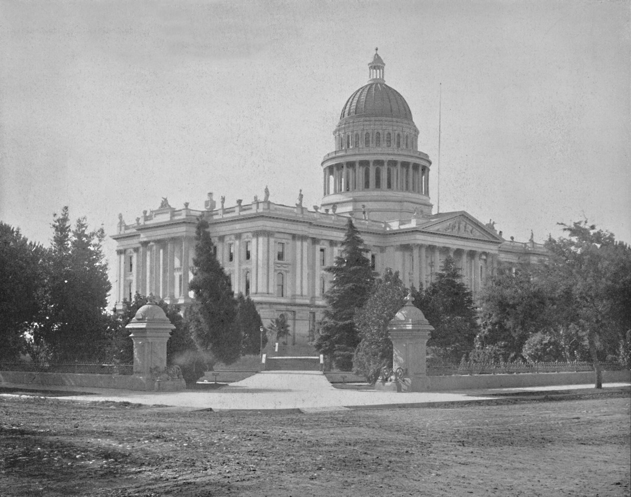 Kapitol stanu Sacramento w Kalifornii, ok. 1897 r. autorstwa Unbekannt