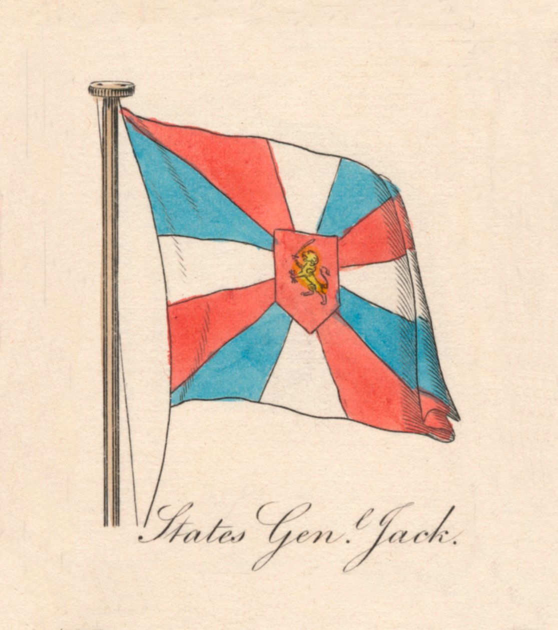 Generał Stanów Zjednoczonych Jack, 1838 r autorstwa Unbekannt