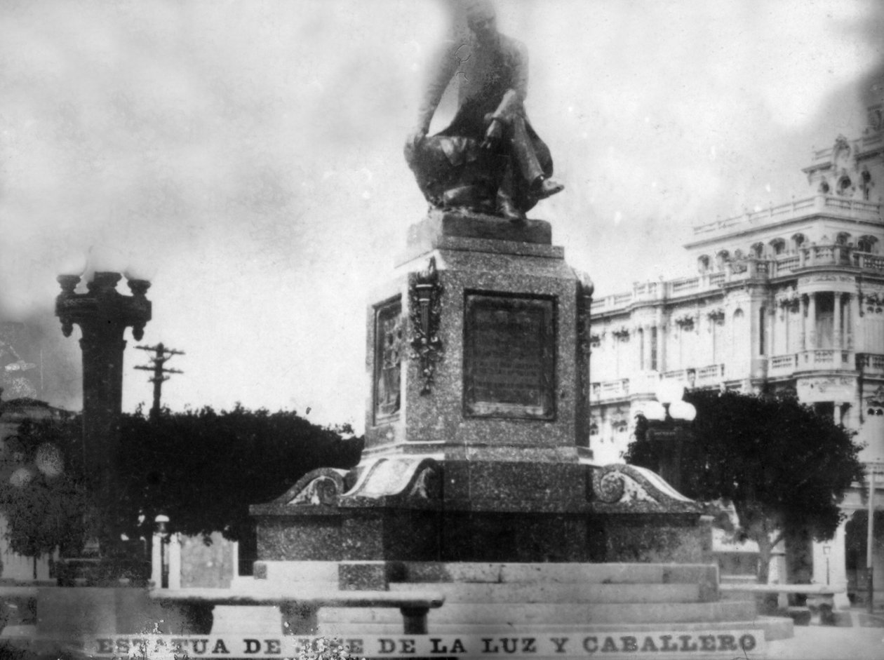 Posąg Don Jose de la Luz Caballero, 1912, 1920 autorstwa Unbekannt