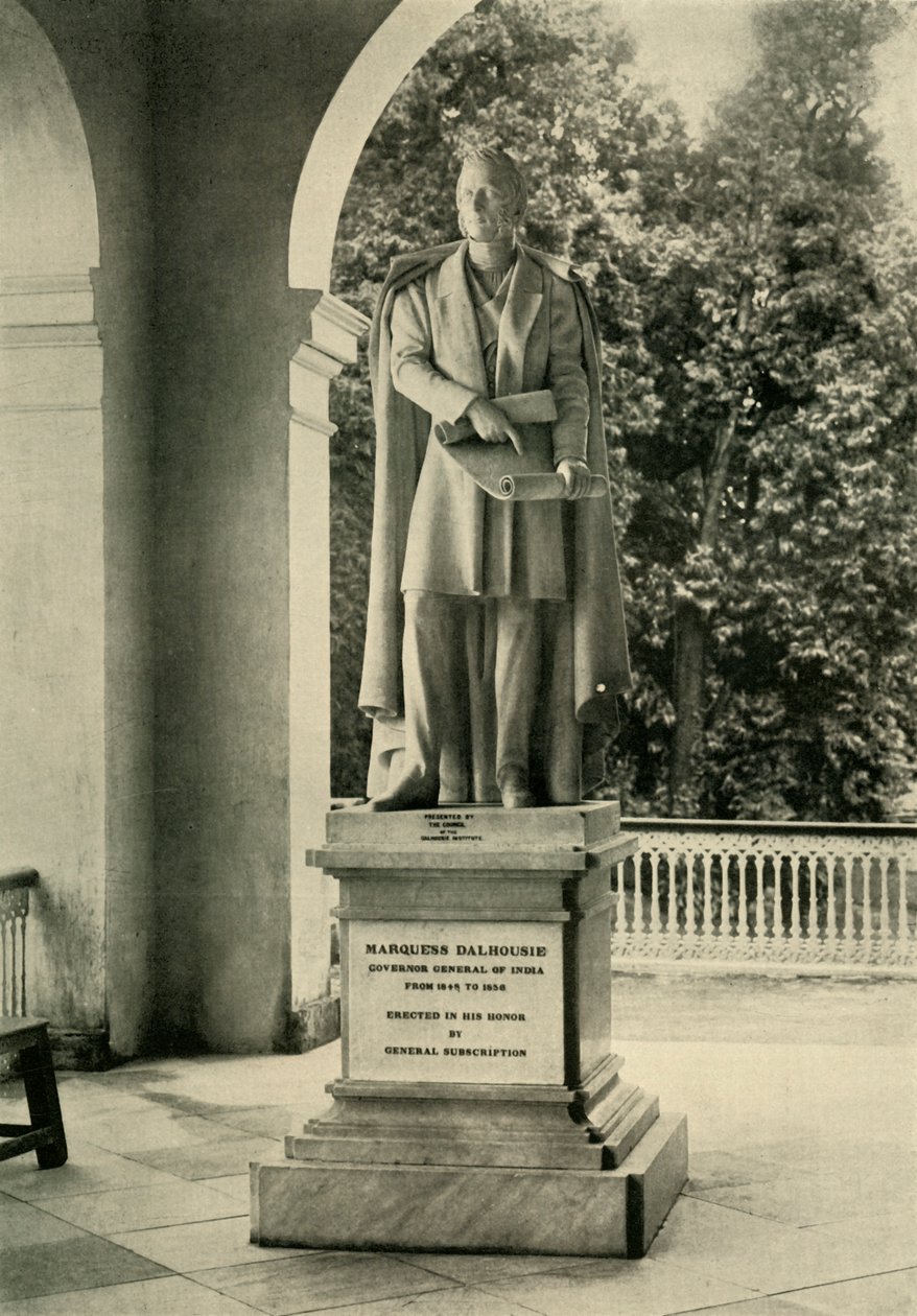 Statua Lorda Dalhousie, 1925. autorstwa Unbekannt