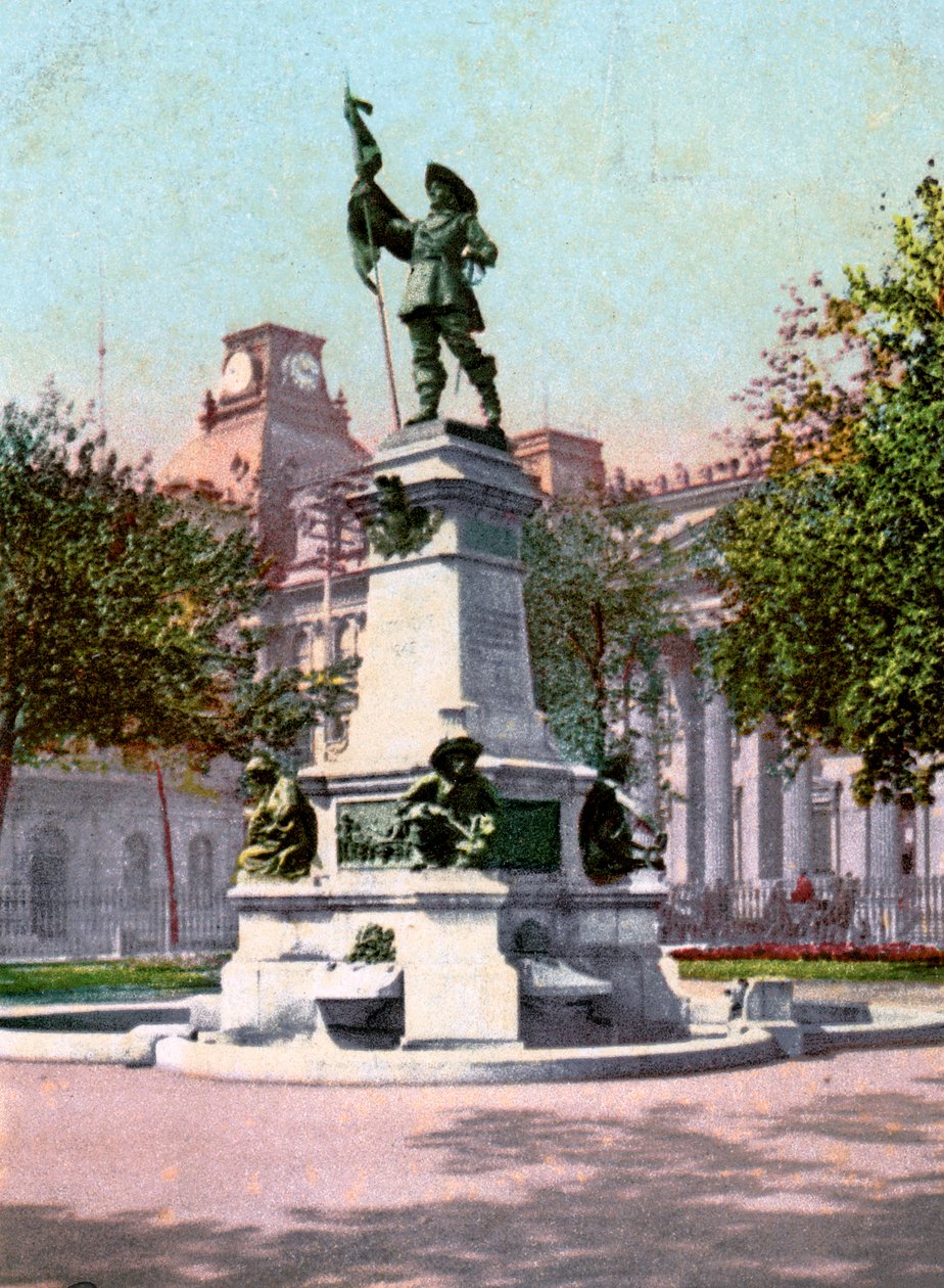 Posąg Paula Chomedeya de Maisonneuve, Montreal, 1904 autorstwa Unbekannt