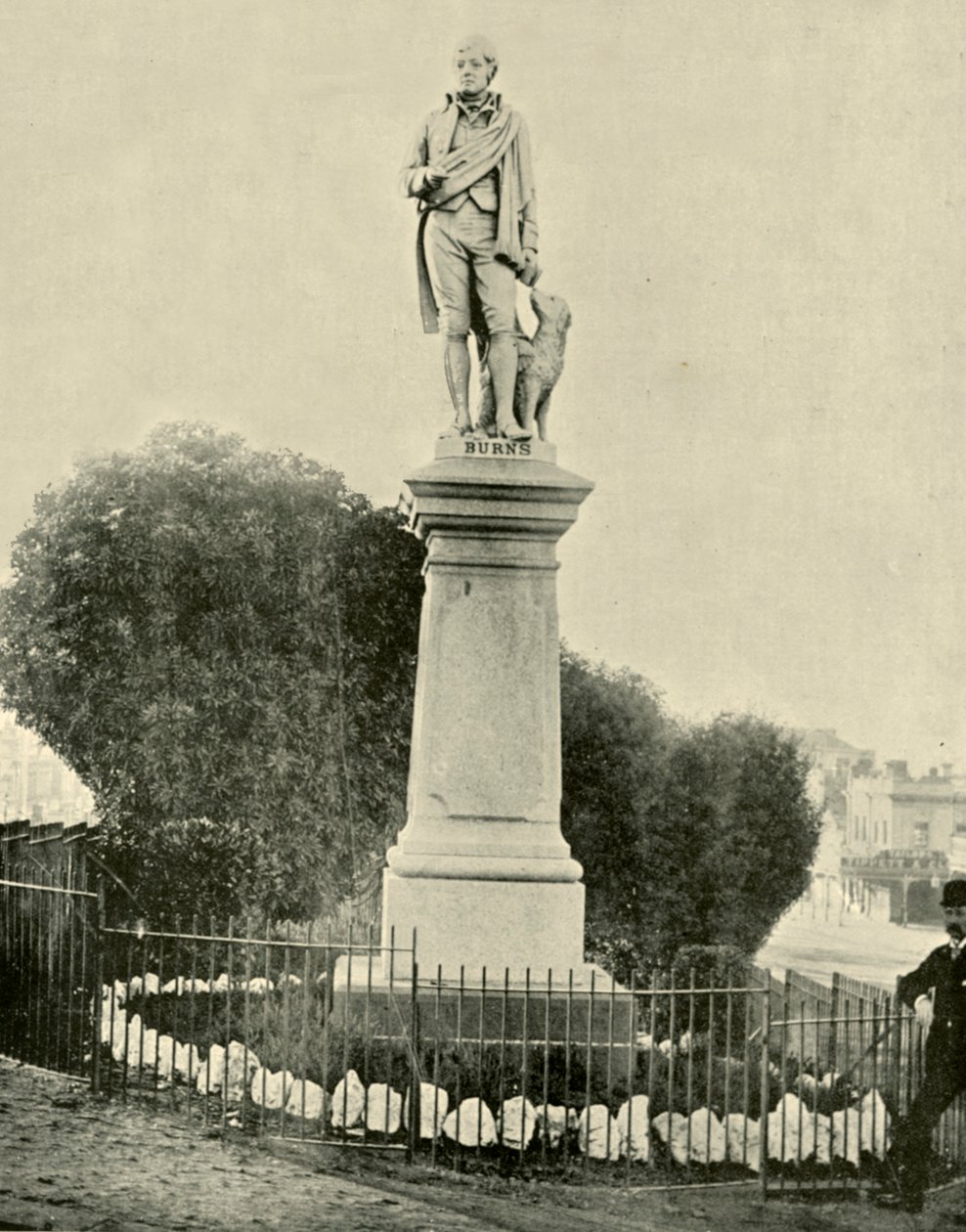 Statua Roberta Burnsa, Ballarat, 1901. autorstwa Unbekannt