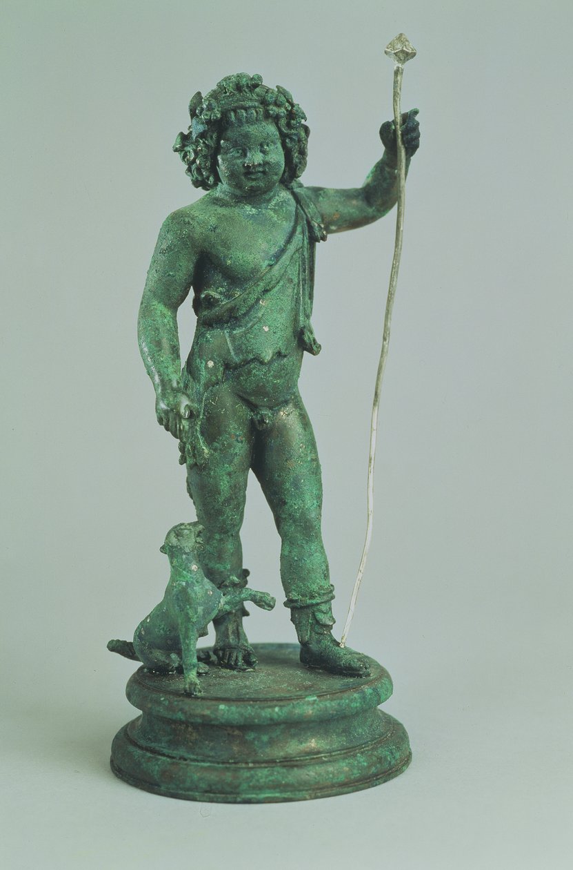 Statuetka Bachusa, Pompeje autorstwa Unbekannt