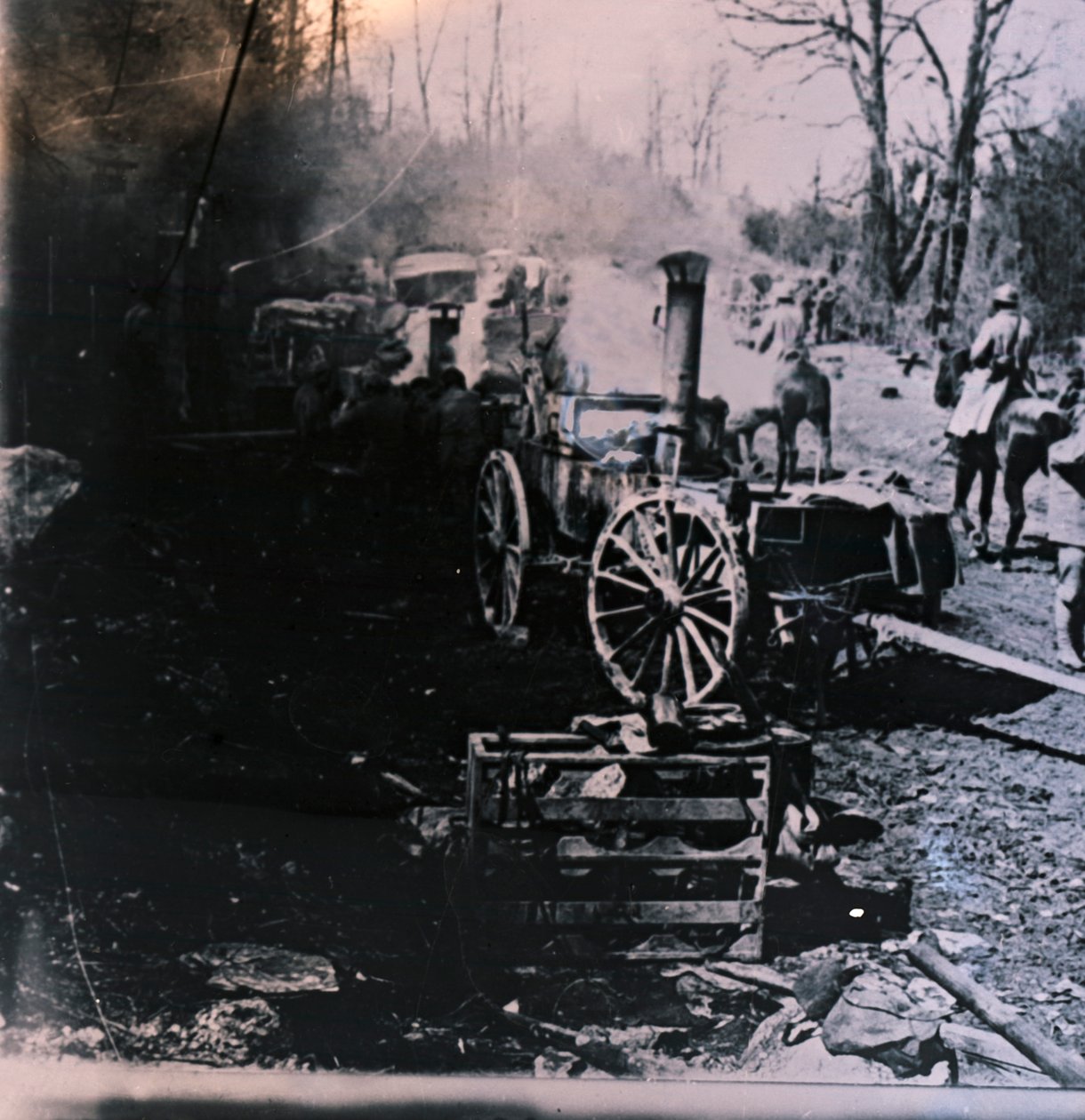 Lokomotywa parowa, c1914-c1918 autorstwa Unbekannt