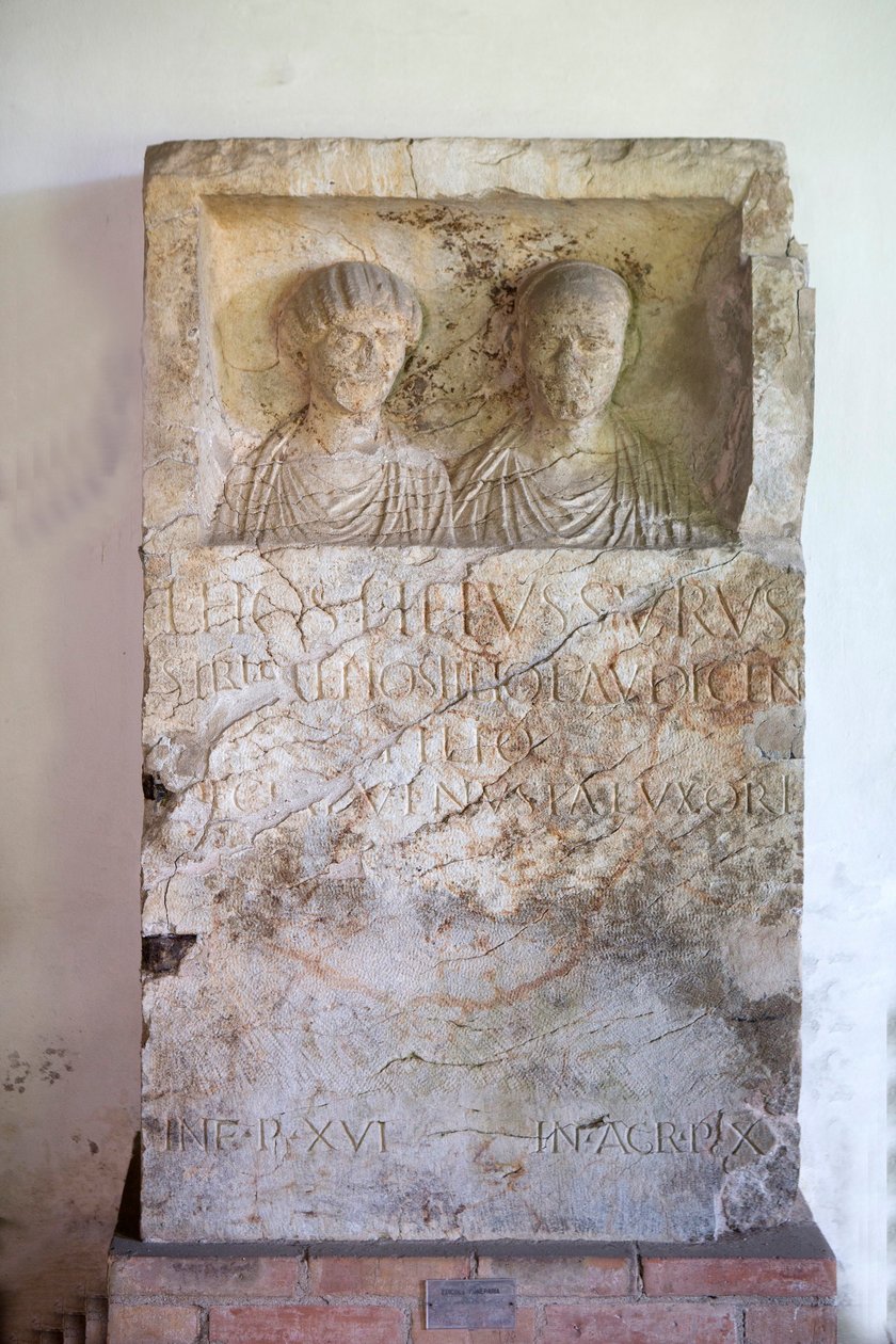 Stela, Lucio Ostillio Siro, 1. wiek autorstwa Unbekannt