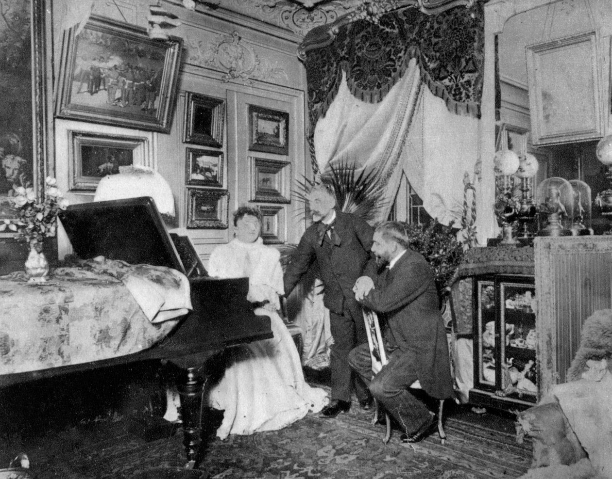Stephane Mallarme, francuski poeta i krytyk, ok. 1890 autorstwa Unbekannt