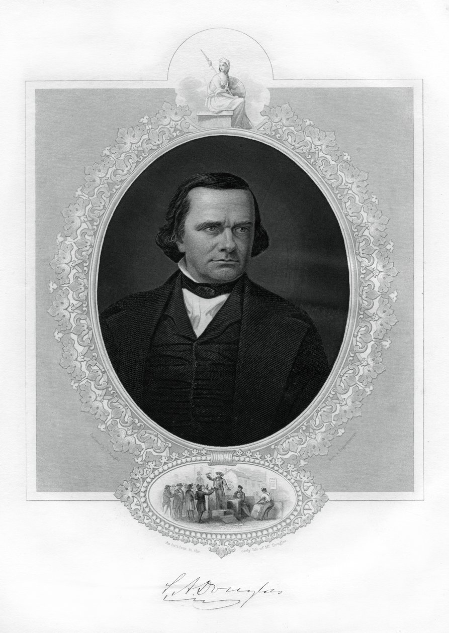 Stephen A Douglas, amerykański polityk, 1862-1867 autorstwa Unbekannt