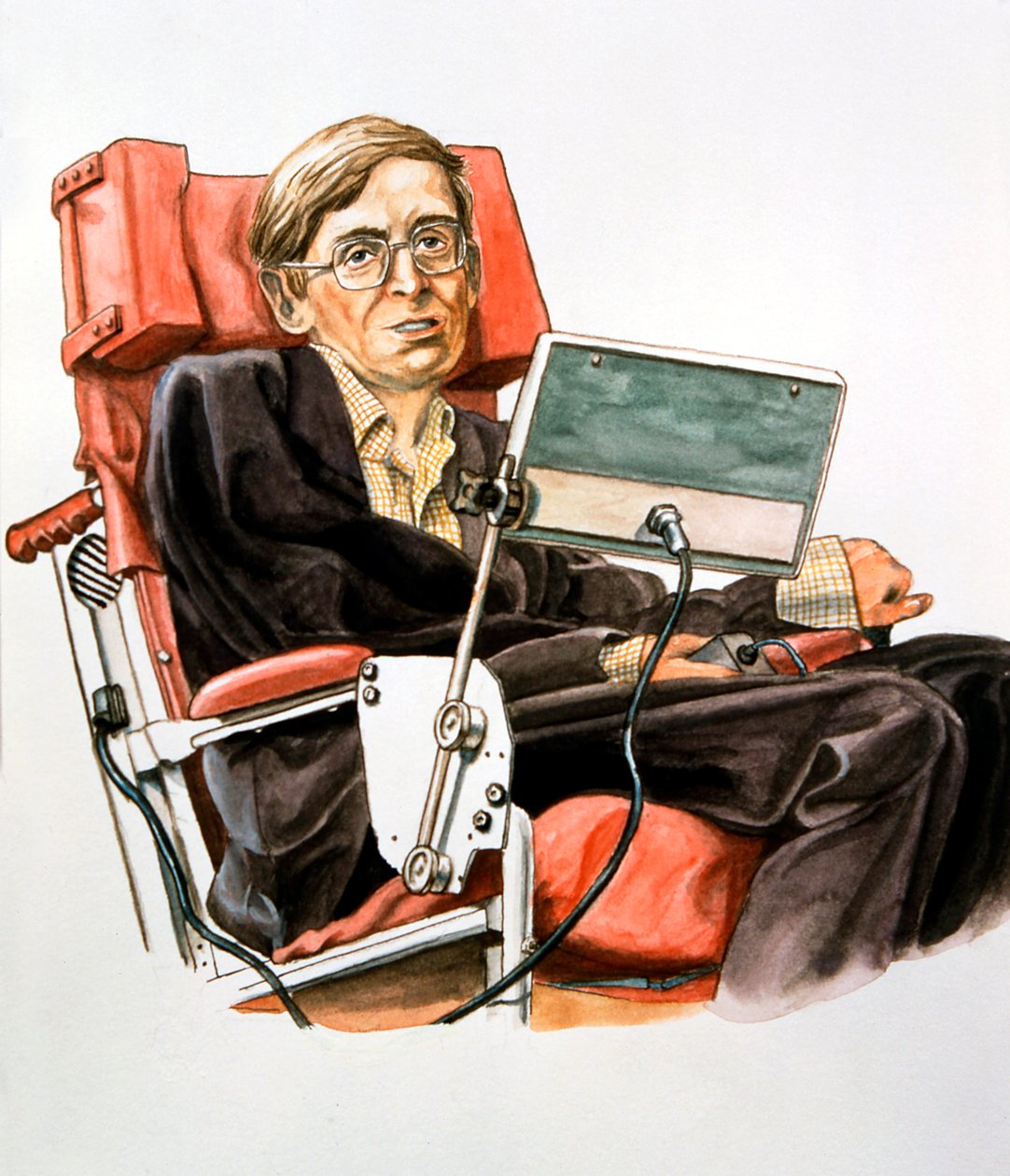 Stephen William Hawking ur. 1942, brytyjski fizyk teoretyczny autorstwa Unbekannt
