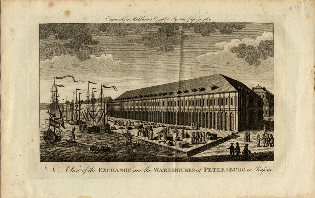 Giełda w Sankt Petersburgu, 1778 autorstwa Unbekannt
