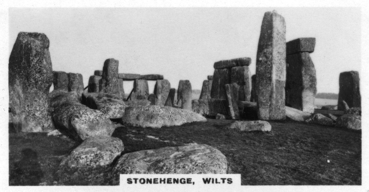 Stonehenge, Wiltshire, ok. 1920 r. autorstwa Unbekannt