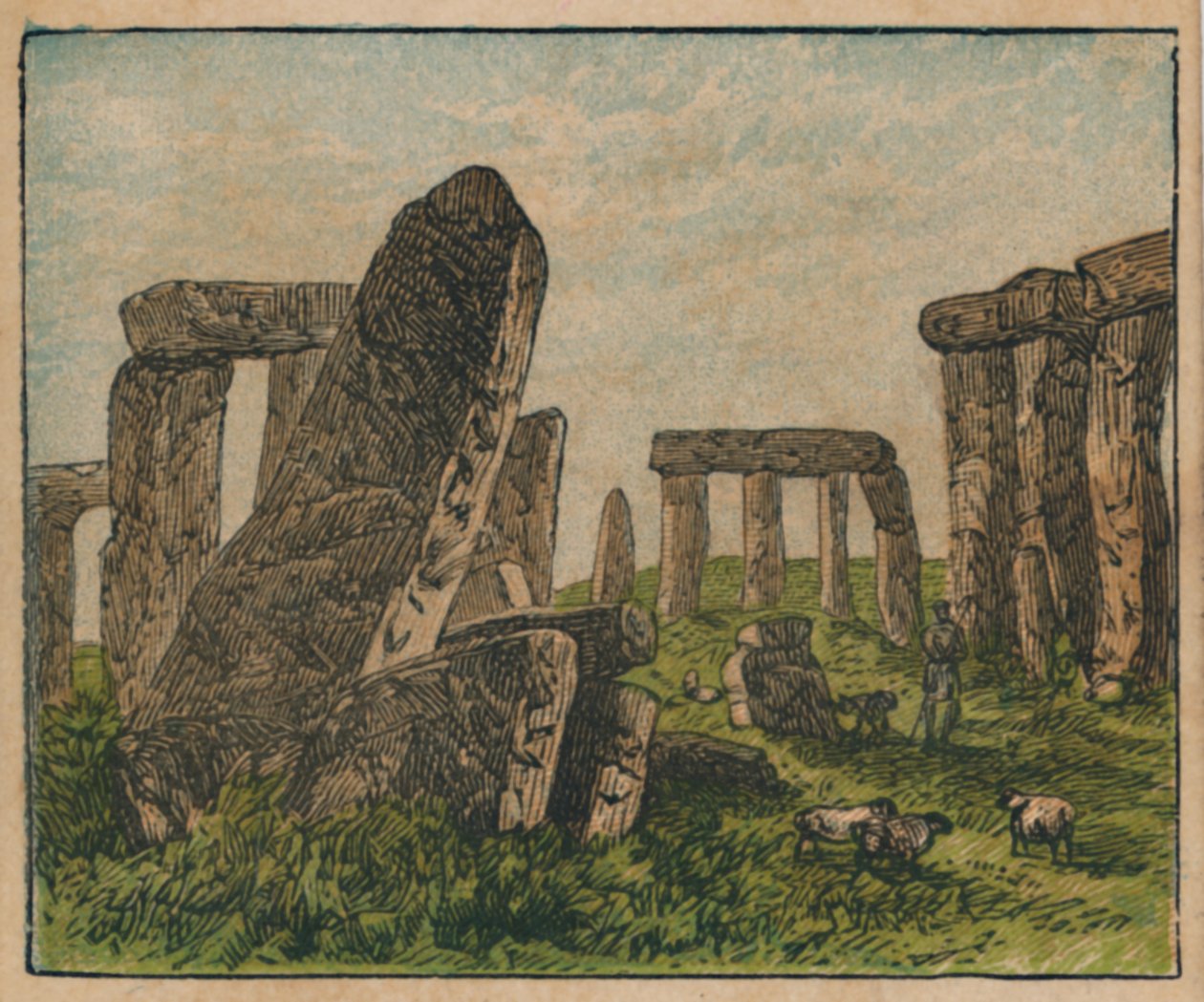 Stonehenge, ok. 1910. autorstwa Unbekannt