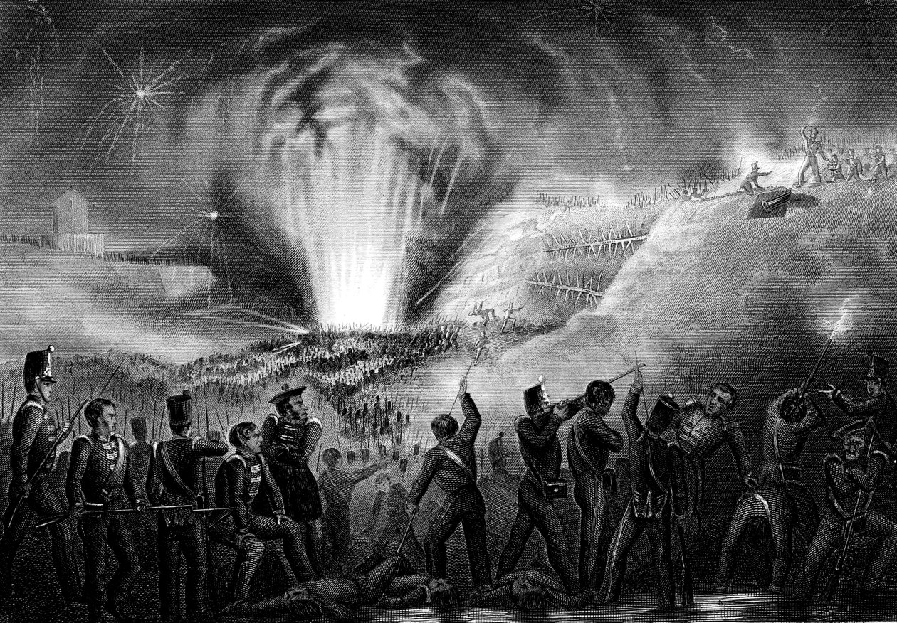 Szturm na Badajoz, Hiszpania, Wojna na Półwyspie, 6 kwietnia 1812 r autorstwa Unbekannt