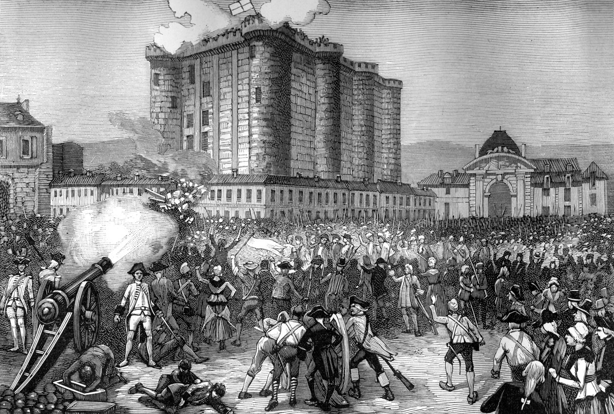 Szturm na Bastylię, Paryż, 14 lipca 1789 1882-1884 autorstwa Unbekannt