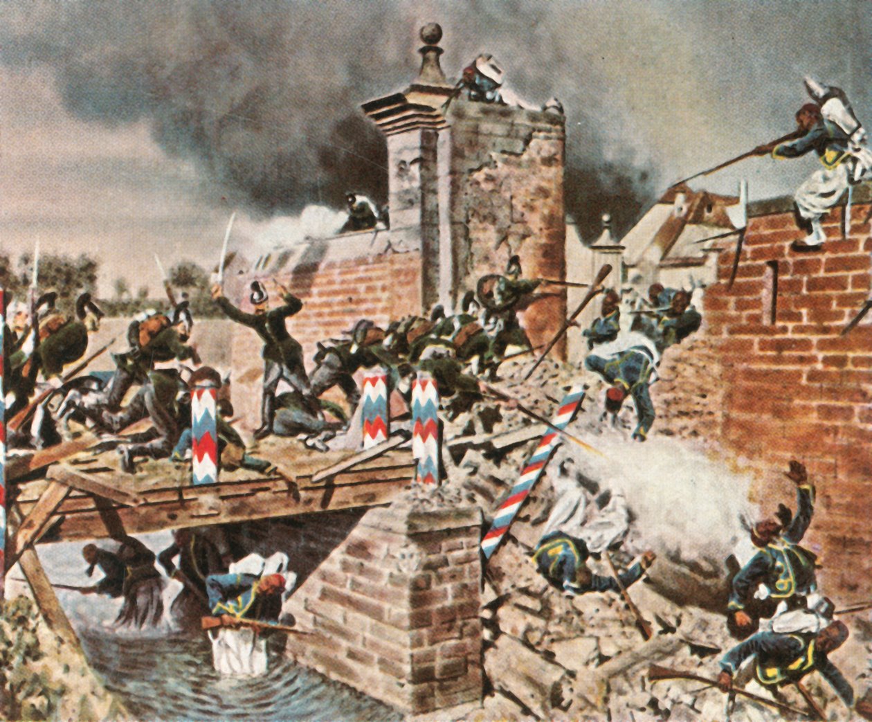 Szturm na Bramę Landau w Weissenburgu, 4 sierpnia 1870, 1936. autorstwa Unbekannt