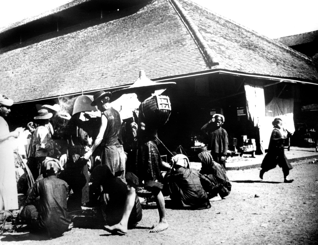 Scena uliczna, Sajgon, 1900 autorstwa Unbekannt