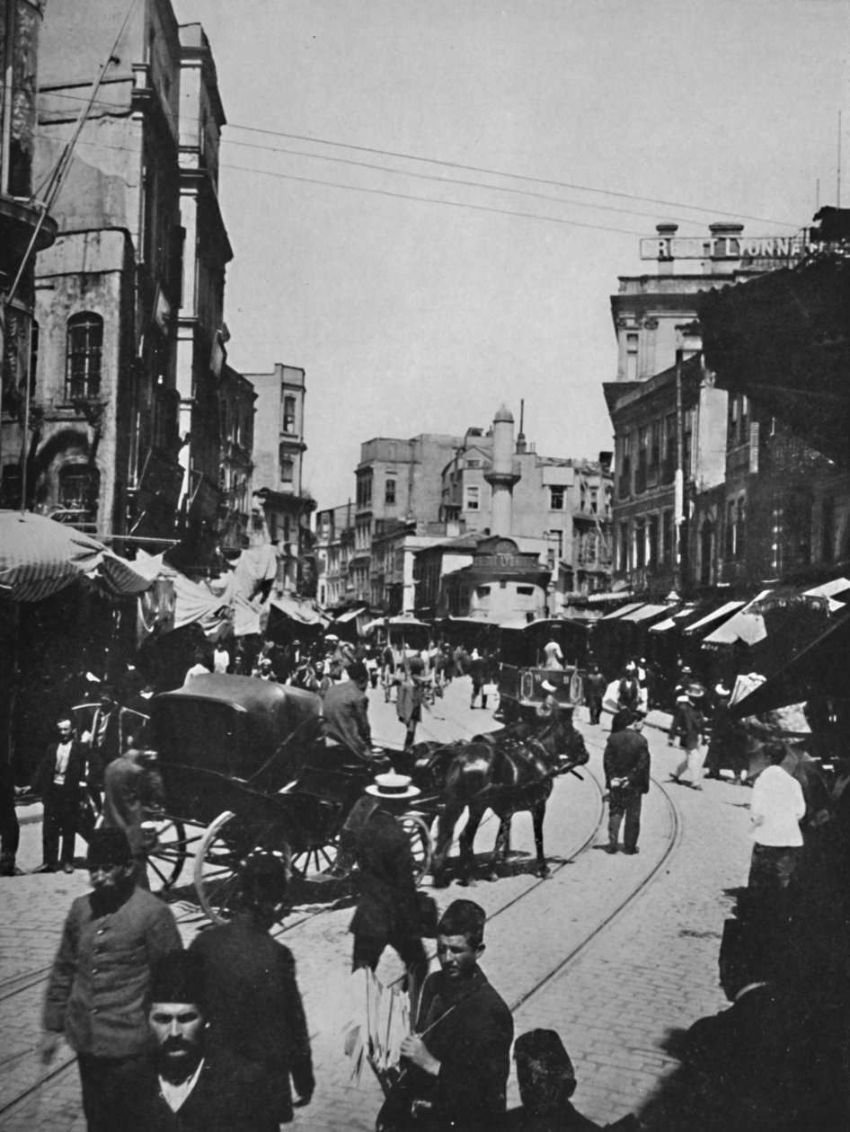 Scena uliczna w Konstantynopolu, 1913 autorstwa Unbekannt