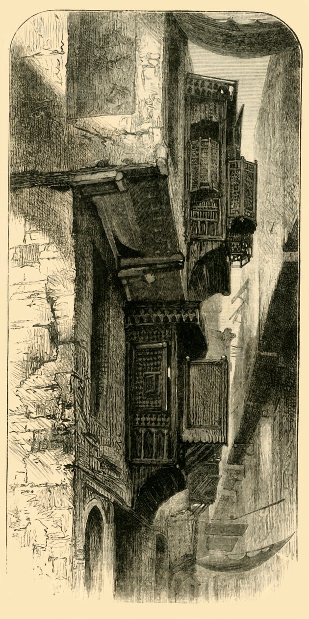 Ulica w Kairze, 1881. autorstwa Unbekannt