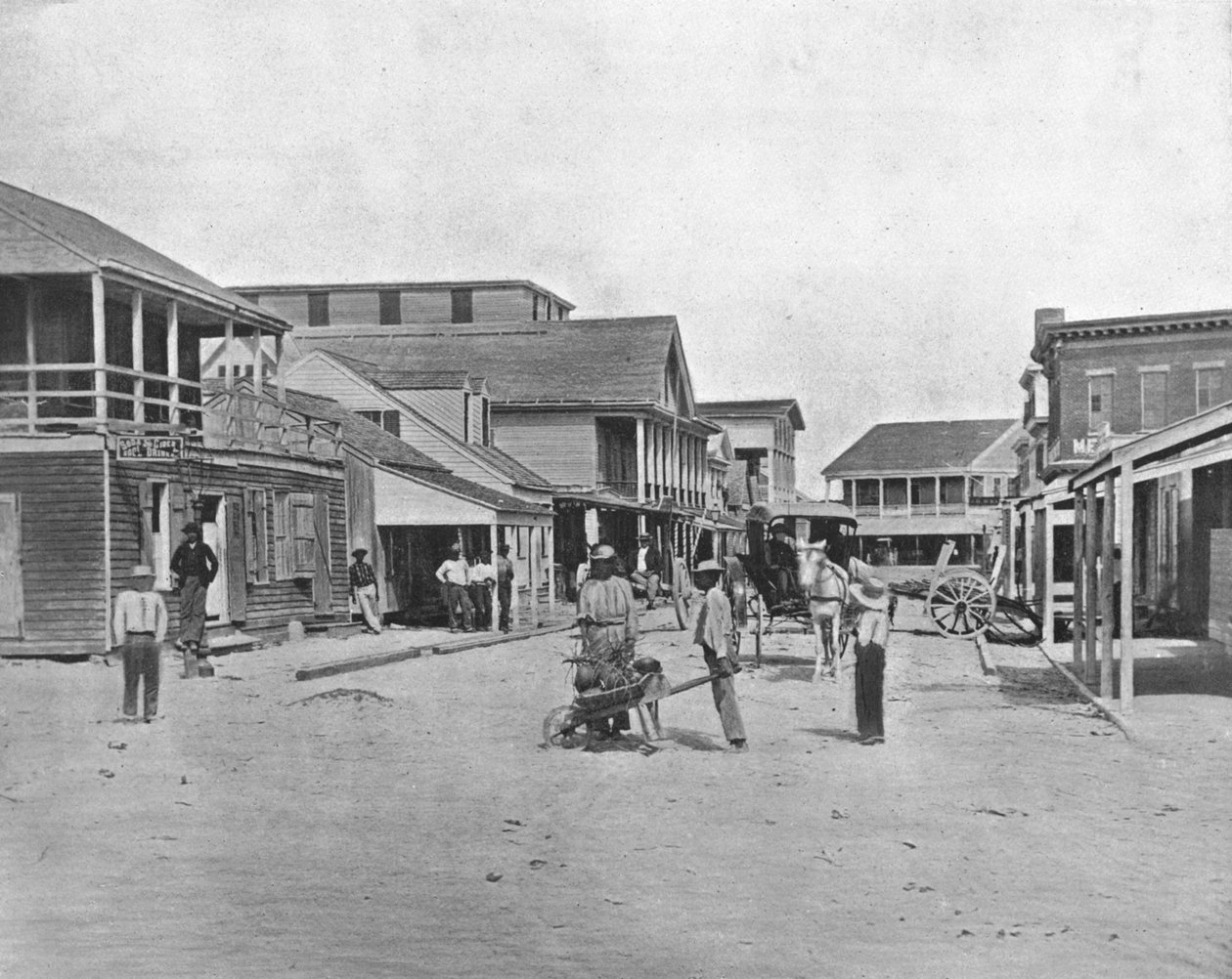 Ulica w Key West na Florydzie, USA, ok. 1900 r. autorstwa Unbekannt