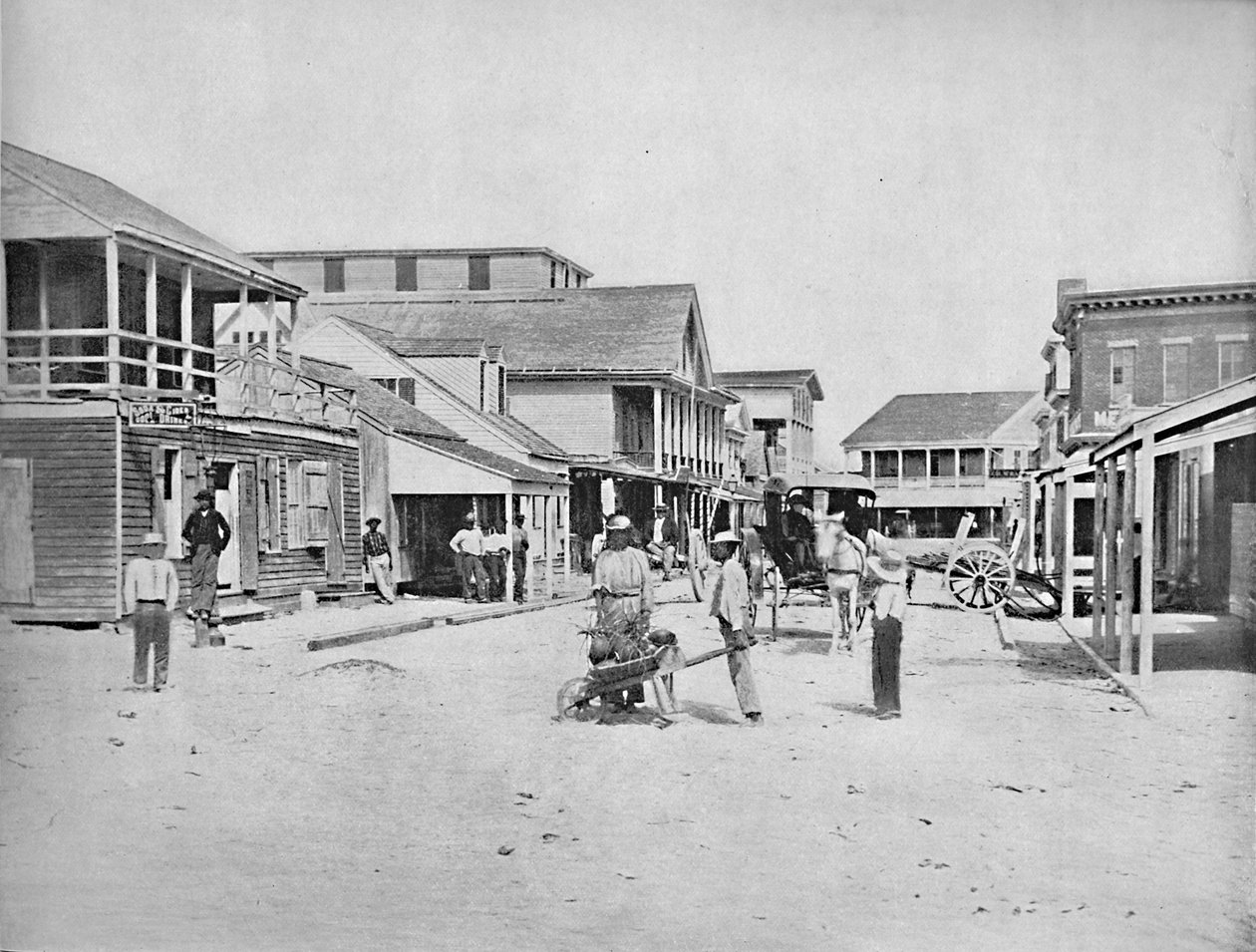 Ulica w Key West na Florydzie, ok. 1897 r. autorstwa Unbekannt