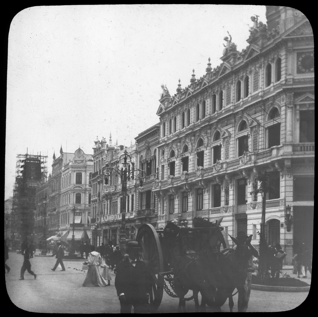 Scena uliczna, Rio de Janeiro, Brazylia, koniec XIX lub początek XX wieku autorstwa Unbekannt