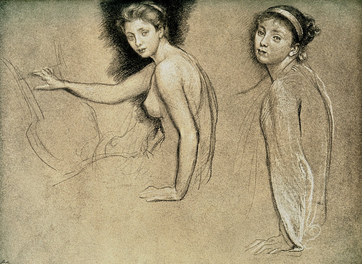 Studium, 1895 autorstwa Unbekannt