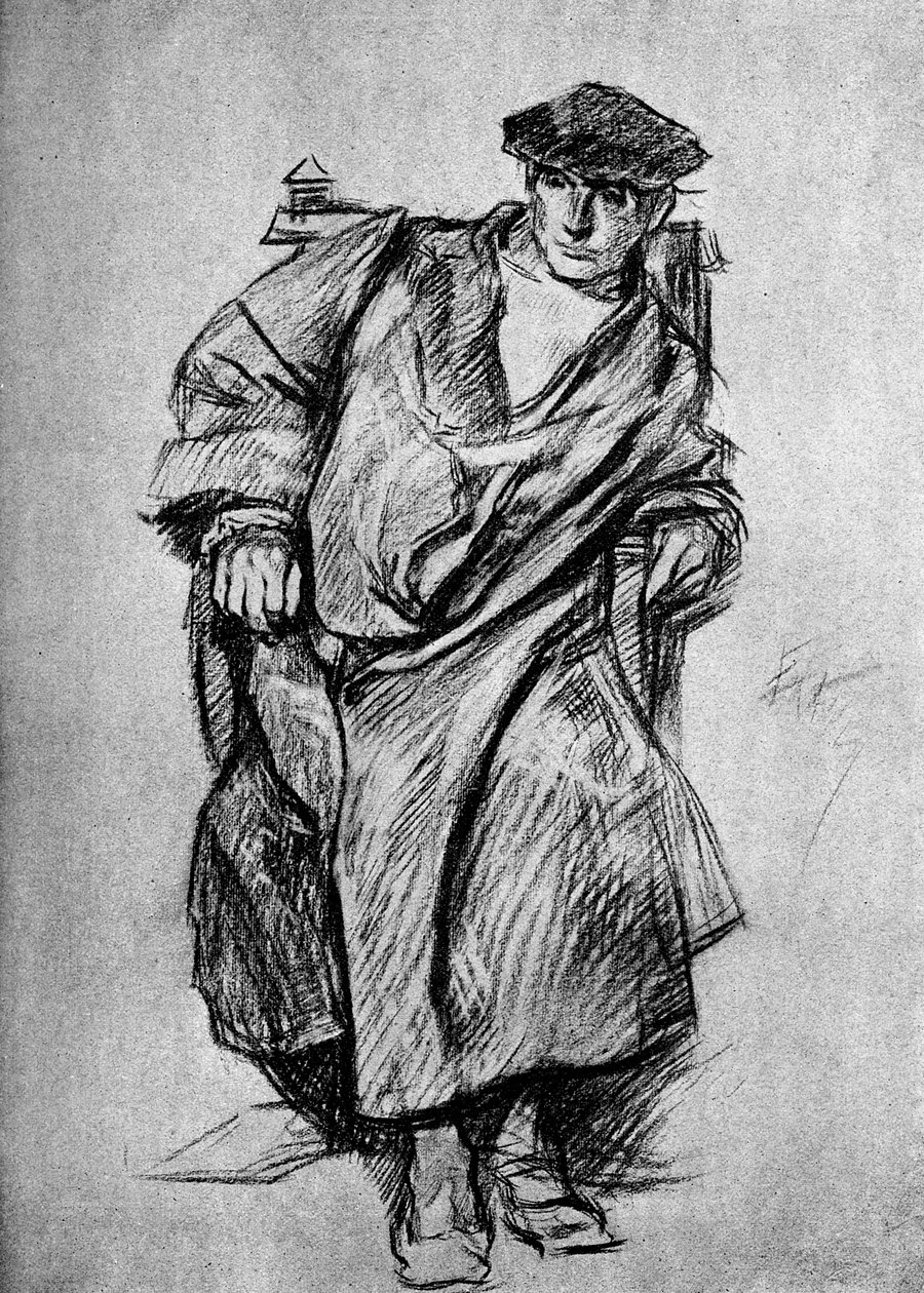 Studium dla sukni, dwór Henryka VIII, 1899 autorstwa Unbekannt