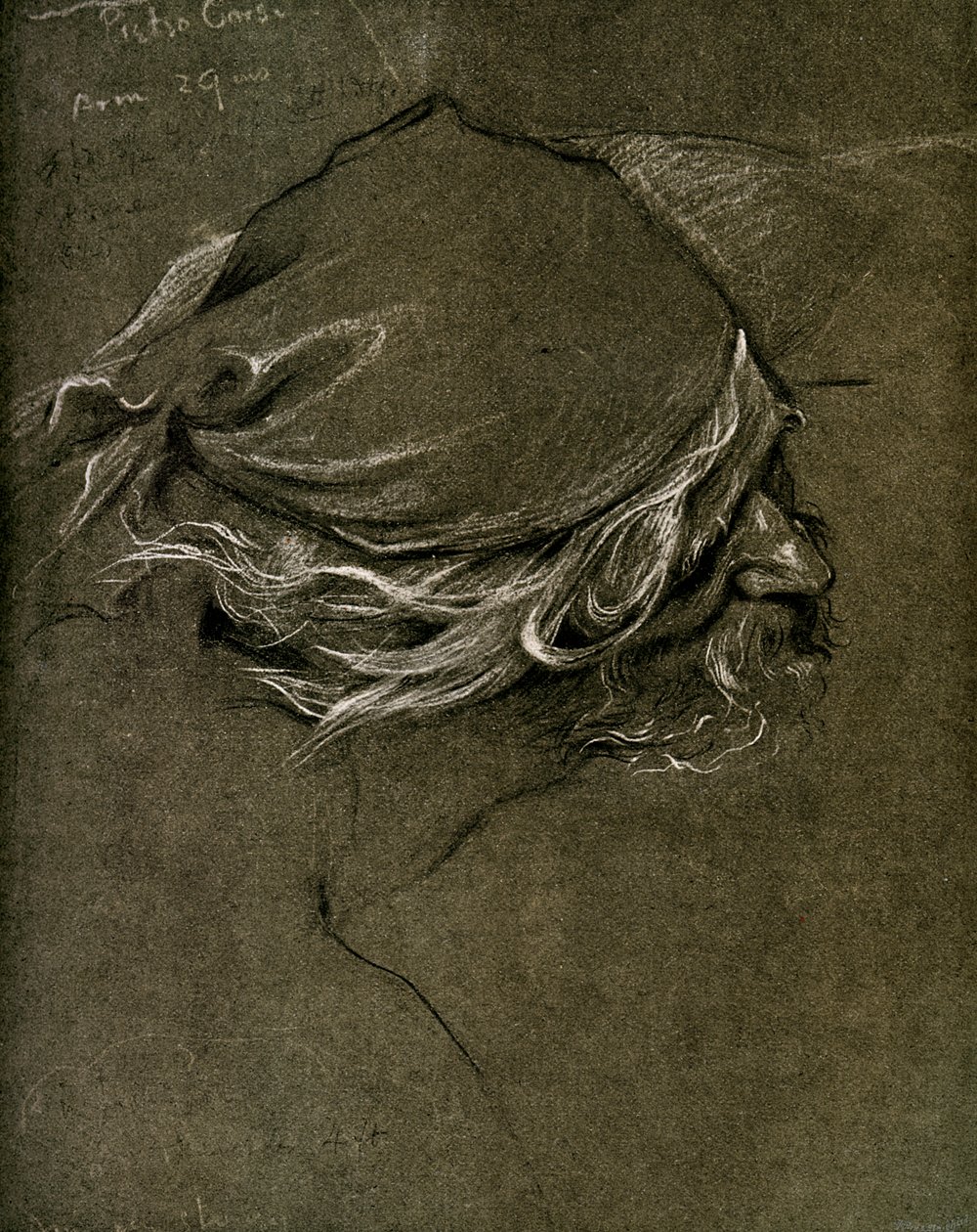 Studium dla The Sea Maiden, Herbert J Draper, 1899 autorstwa Unbekannt
