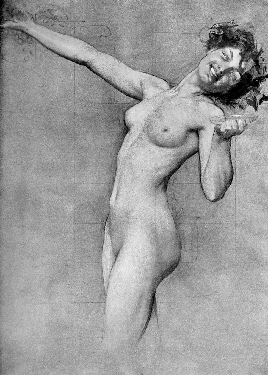 Study for The Vintage Morn, Herbert James Draper, 1899 autorstwa Unbekannt