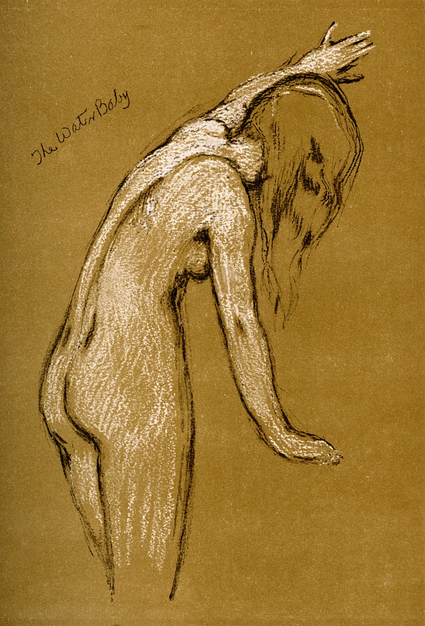 Studium dla Dzieciątka Wody, 1900 autorstwa Unbekannt
