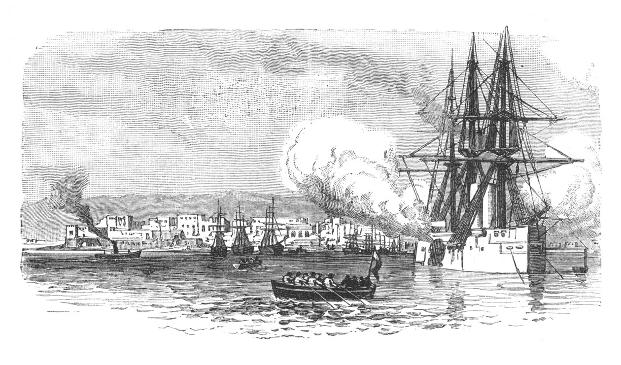 Suakim, od morza, ok. 1885 r. autorstwa Unbekannt