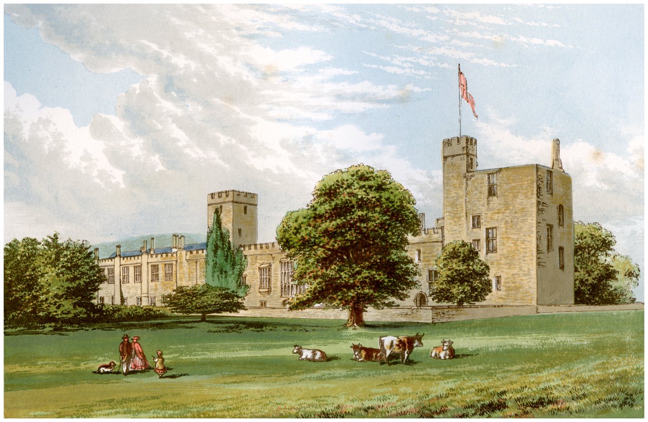 Zamek Sudeley, Gloucestershire, dom rodziny Dent, ok. 1880 r. autorstwa Unbekannt