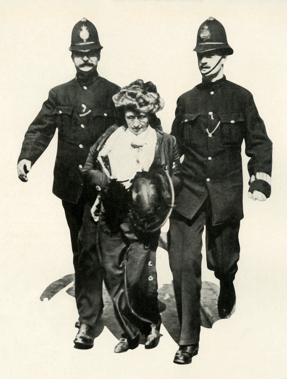 Aresztowanie sufrażystki, ok. 1910, 1947. autorstwa Unbekannt