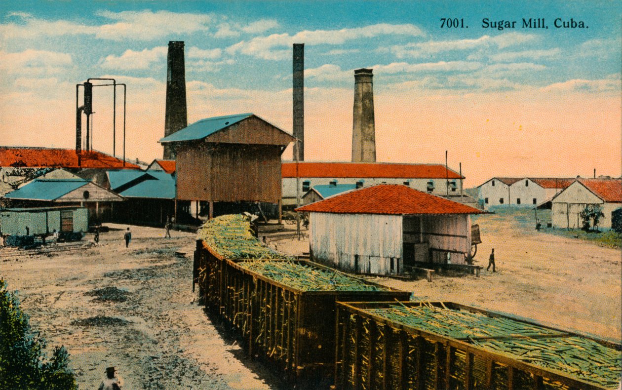 Cukrownia, Kuba, ok. 1910 r. autorstwa Unbekannt