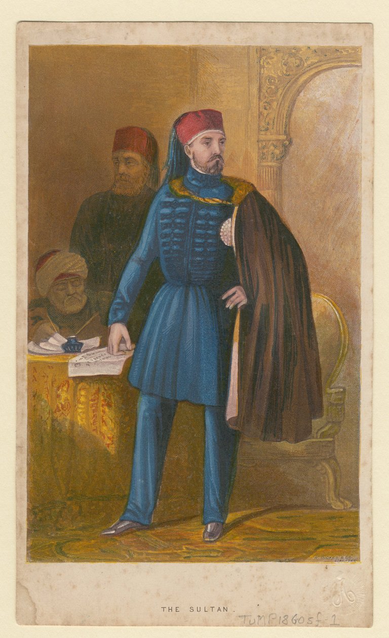Sułtan Abdulmecid I 1823-1861, 1850 autorstwa Unbekannt