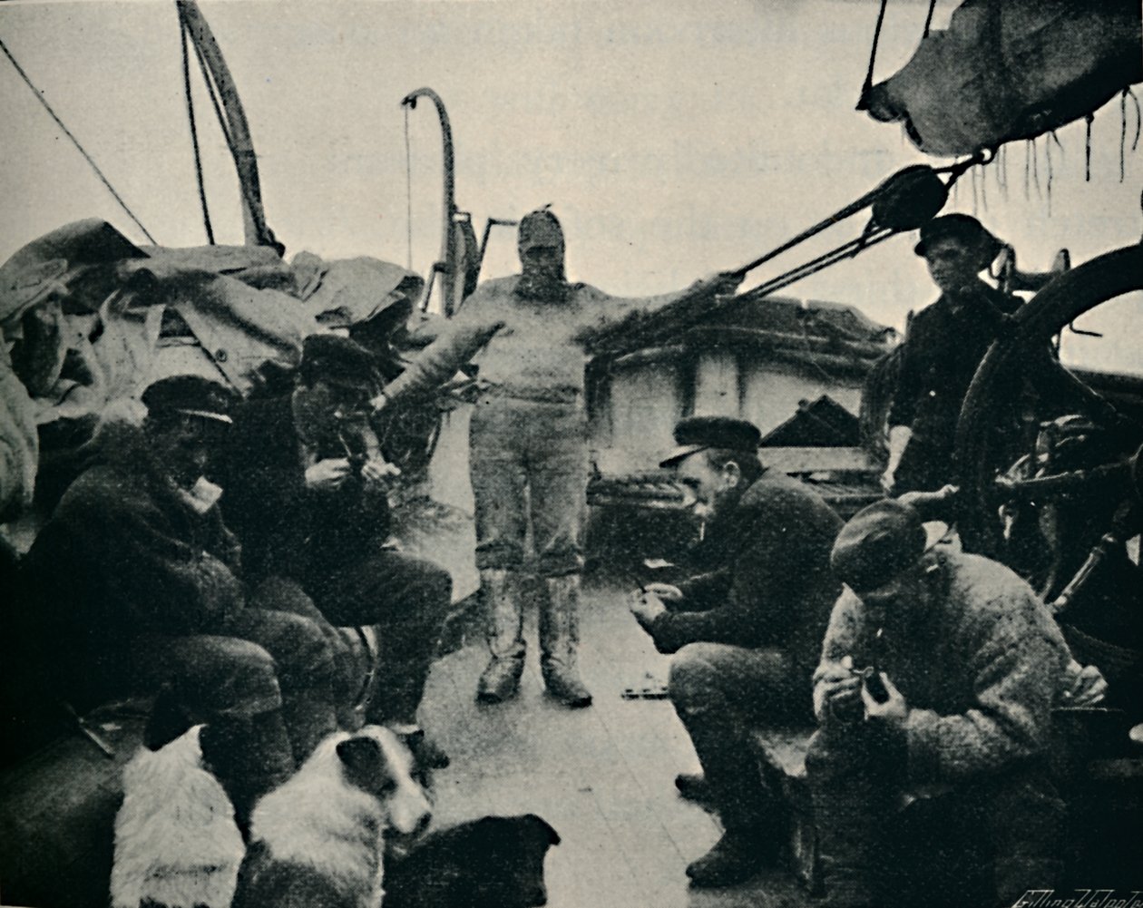 Niedzielne popołudnie na pokładzie, 1895, 1897 autorstwa Unbekannt