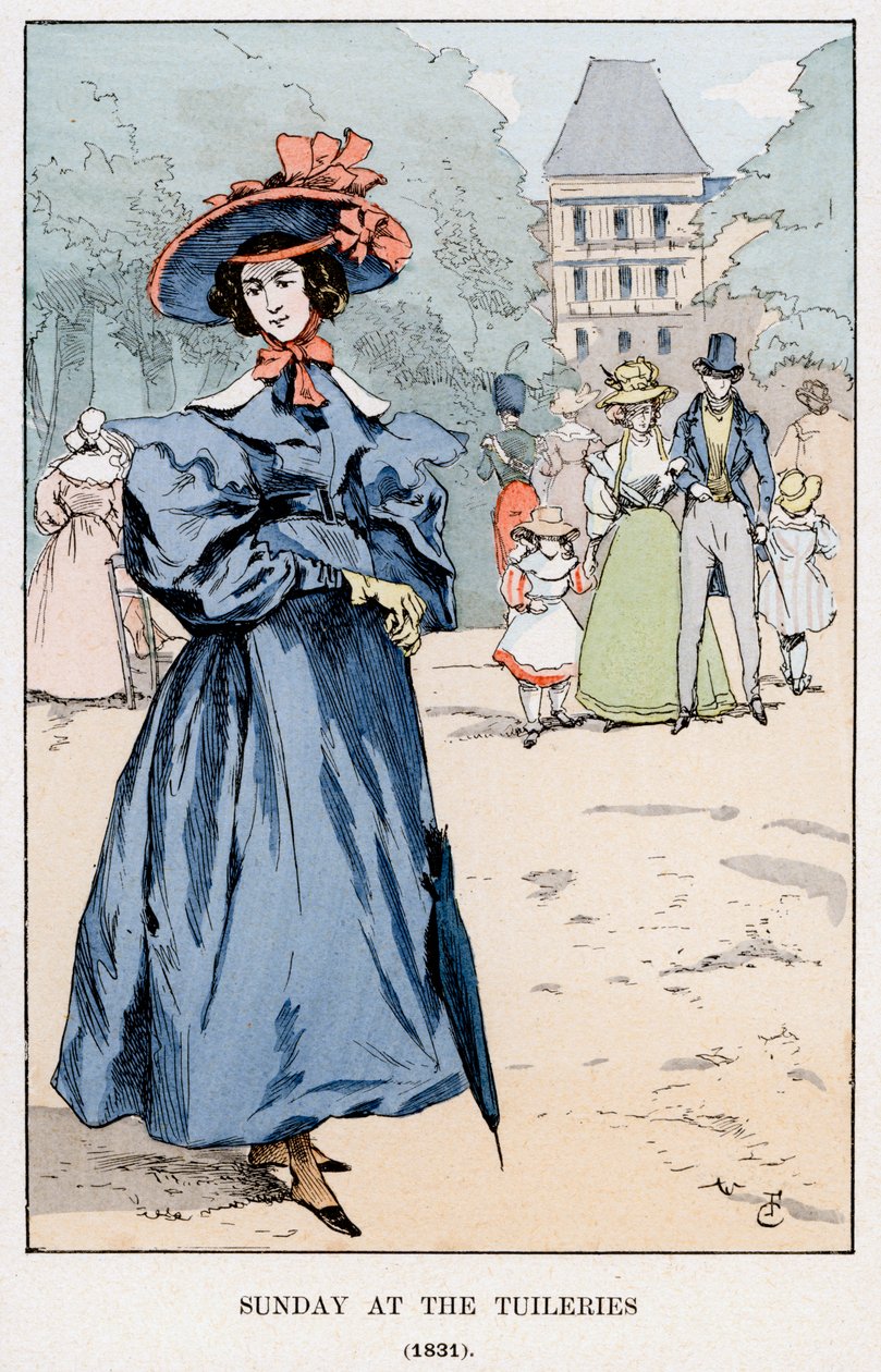 Niedziela w Tuileries, 1831, 1898 autorstwa Unbekannt