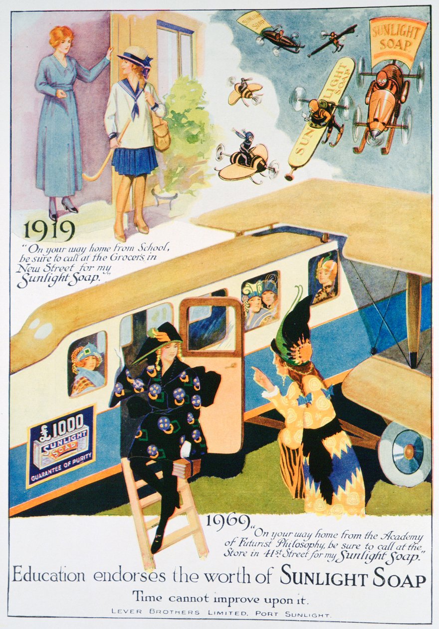Reklama mydła słonecznego, 1919 autorstwa Unbekannt
